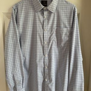 Bluffworks Meridian - Peak Blue Tattersall - M